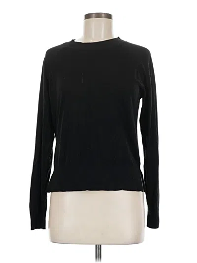 Pre-owned H&m Pullover Sweater In Black