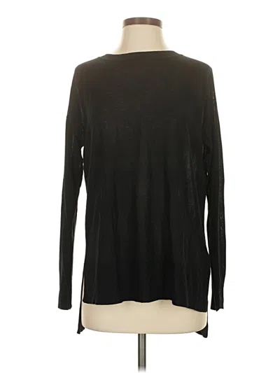 Pre-owned H&m Pullover Sweater In Black
