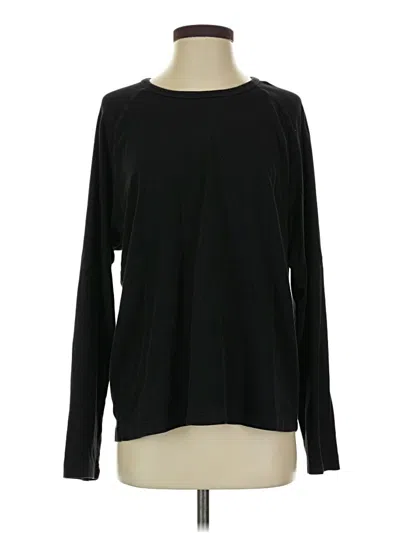 Pre-owned H&m Pullover Sweater In Black