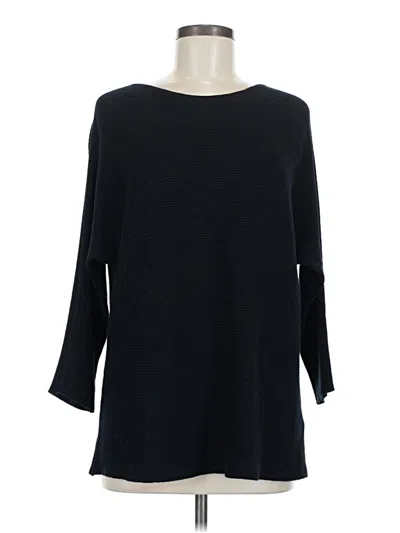 Pre-owned H&m Pullover Sweater In Black
