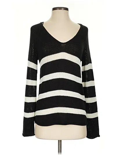 Pre-owned H&m Pullover Sweater In Black