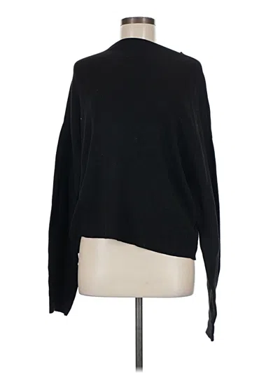 Pre-owned H&m Pullover Sweater In Black