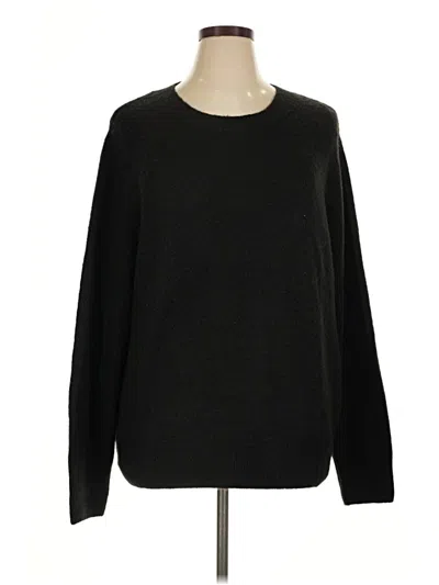 Pre-owned H&m Pullover Sweater In Black