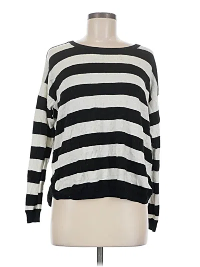 Pre-owned H&m Pullover Sweater In Black
