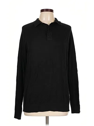 Pre-owned H&m Pullover Sweater In Black