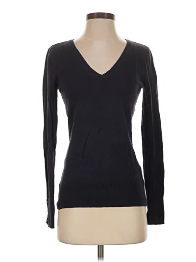 Pre-owned H&m Pullover Sweater In Black