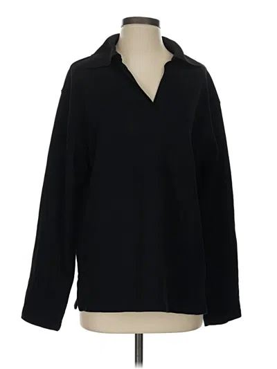 Pre-owned H&m Pullover Sweater In Black