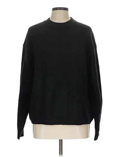 Pre-owned H&m Pullover Sweater In Black