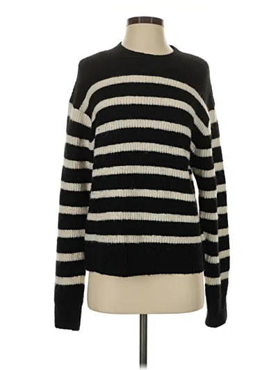 Pre-owned H&m Pullover Sweater In Black
