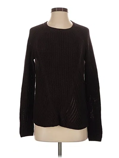 Pre-owned H&m Pullover Sweater In Black