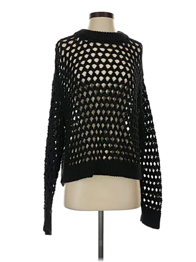Pre-owned H&m Pullover Sweater In Black