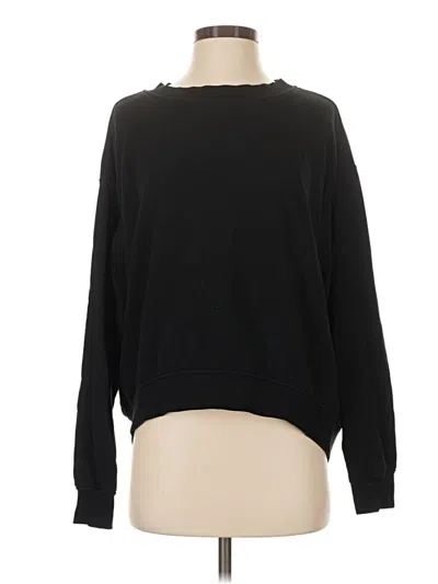 Pre-owned H&m Pullover Sweater In Black