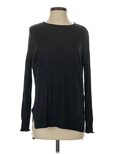 Pre-owned H&m Pullover Sweater In Black