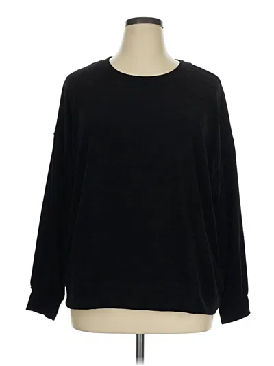 Pre-owned H&m Pullover Sweater In Black
