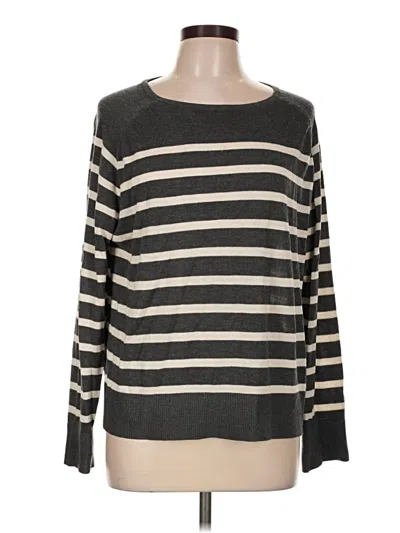Pre-owned H&m Pullover Sweater In Black