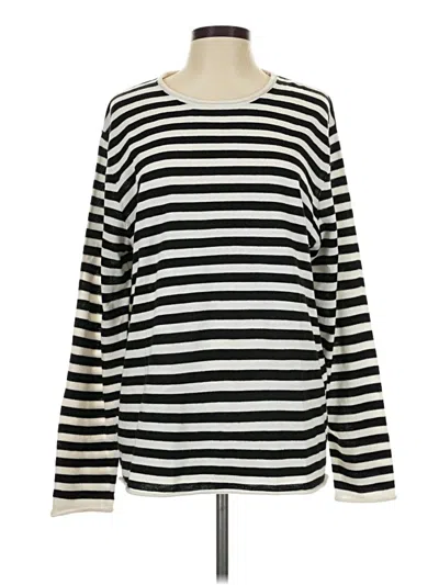 Pre-owned H&m Pullover Sweater In Black