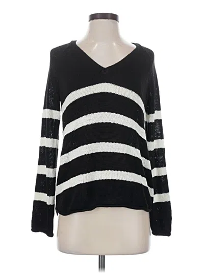 Pre-owned H&m Pullover Sweater In Black