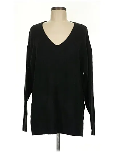 Pre-owned H&m Pullover Sweater In Black