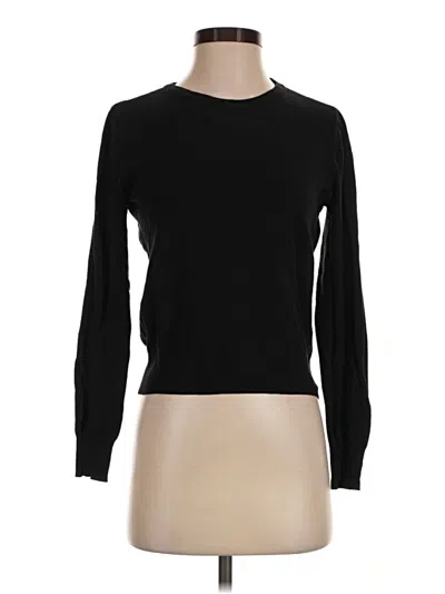 Pre-owned H&m Pullover Sweater In Black