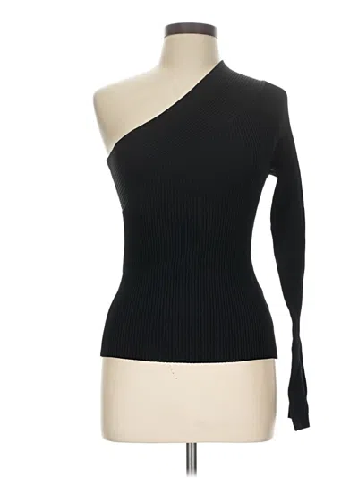 Pre-owned H&m Pullover Sweater In Black