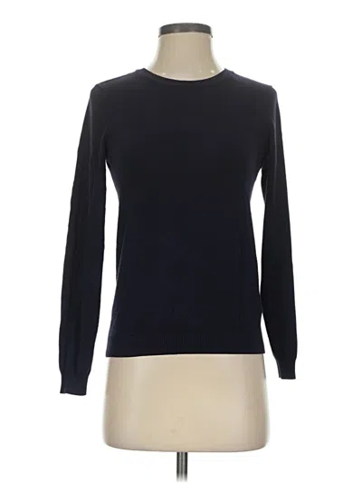 Pre-owned H&m Pullover Sweater In Black