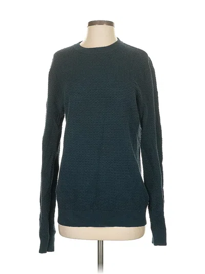 Pre-owned H&m Pullover Sweater In Blue