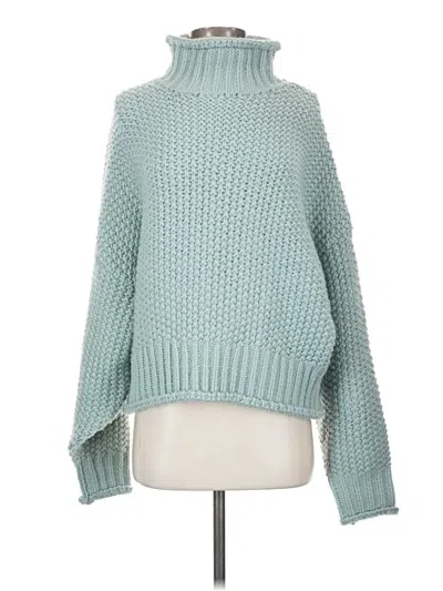 Pre-owned H&m Pullover Sweater In Blue