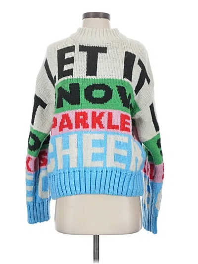 Pre-owned H&m Pullover Sweater In Blue