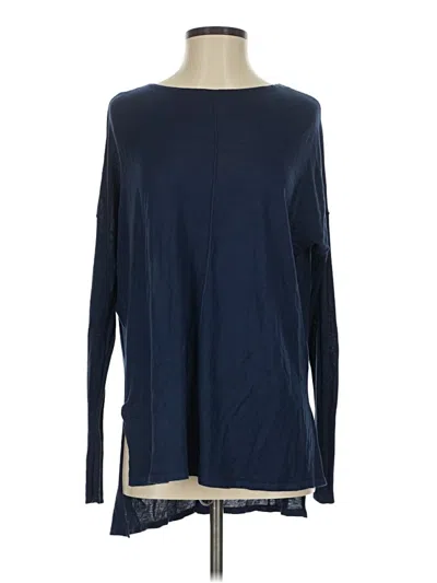 Pre-owned H&m Pullover Sweater In Blue