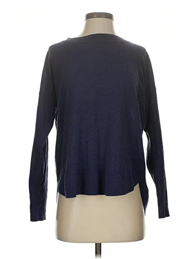 Pre-owned H&m Pullover Sweater In Blue