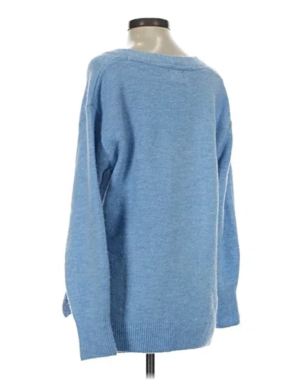Pre-owned H&m Pullover Sweater In Blue
