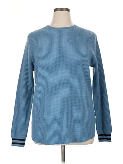 Pre-owned H&m Pullover Sweater In Blue