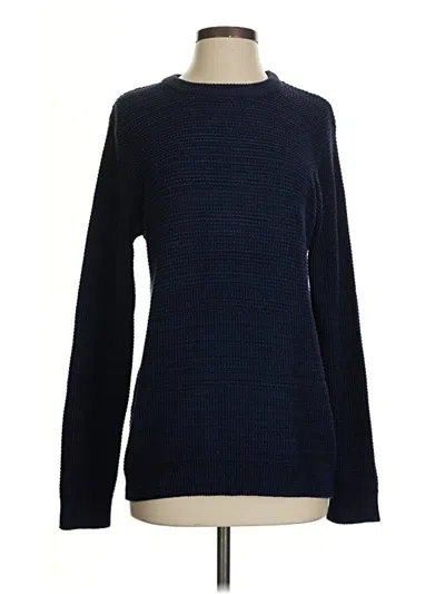 Pre-owned H&m Pullover Sweater In Blue