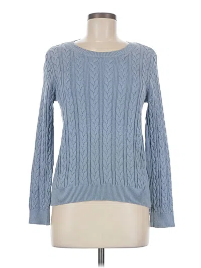 Pre-owned H&m Pullover Sweater In Blue