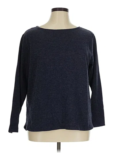 Pre-owned H&m Pullover Sweater In Blue