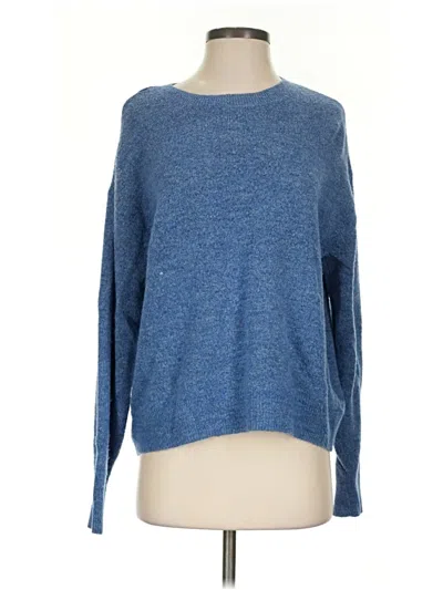 Pre-owned H&m Pullover Sweater In Blue