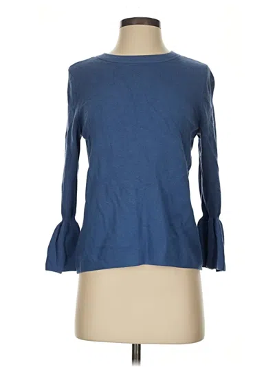 Pre-owned H&m Pullover Sweater In Blue