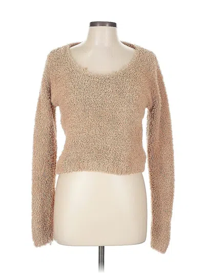 Pre-owned H&m Pullover Sweater In Brown