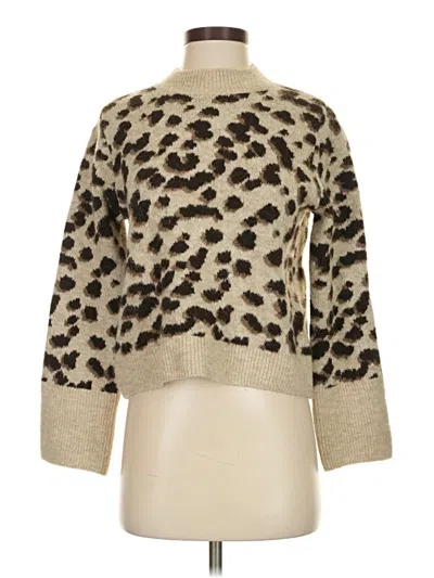 Pre-owned H&m Pullover Sweater In Brown