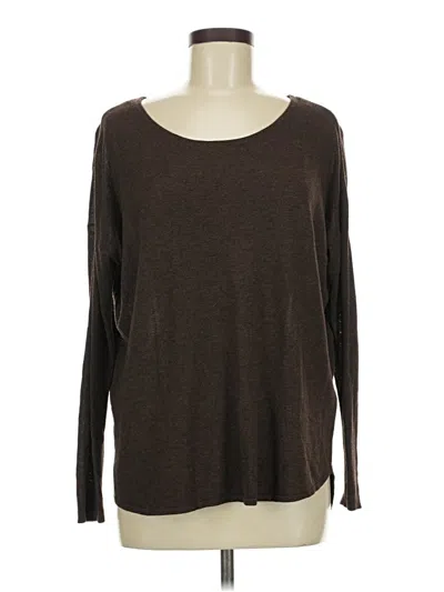 Pre-owned H&m Pullover Sweater In Brown