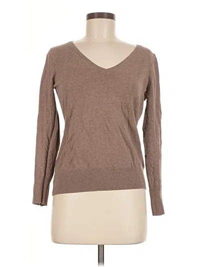 Pre-owned H&m Pullover Sweater In Brown