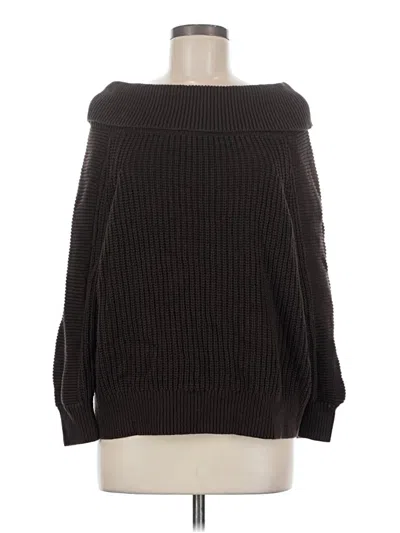 Pre-owned H&m Pullover Sweater In Brown