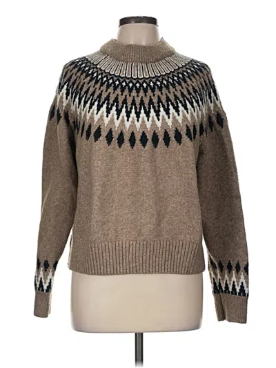 Pre-owned H&m Pullover Sweater In Brown