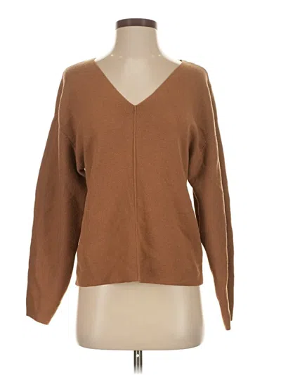 Pre-owned H&m Pullover Sweater In Brown
