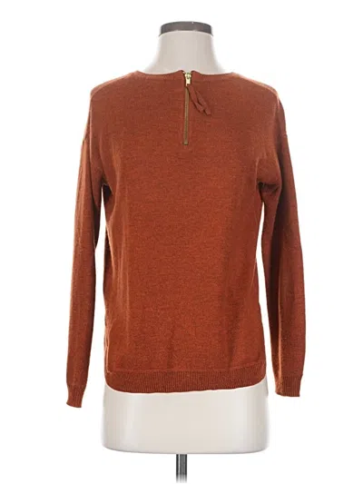 Pre-owned H&m Pullover Sweater In Brown
