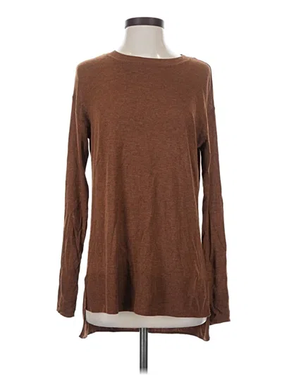 Pre-owned H&m Pullover Sweater In Brown