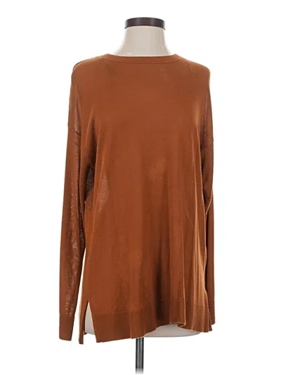 Pre-owned H&m Pullover Sweater In Brown