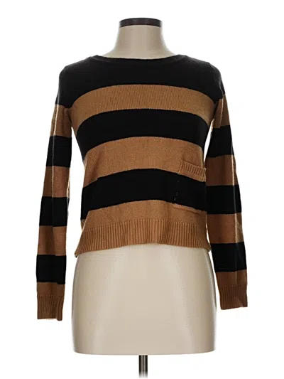 Pre-owned H&m Pullover Sweater In Brown