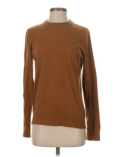 Pre-owned H&m Pullover Sweater In Brown