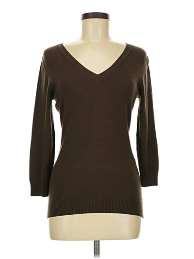 Pre-owned H&m Pullover Sweater In Brown